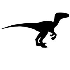 silhouette of a dinosaur