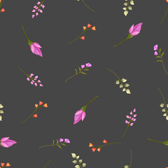 Vector flower seamless pattern. Perfect for modern wallpaper, fabric, home decor, and wrapping projects.
