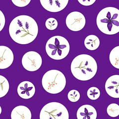 Vector flower seamless pattern. Perfect for modern wallpaper, fabric, home decor, and wrapping projects.