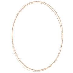 Oval Gold Frame