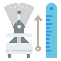 measurement scale meter medical icon
