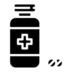 Obraz premium medicine medical healthy vitamin icon