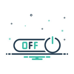 Mix icon for off