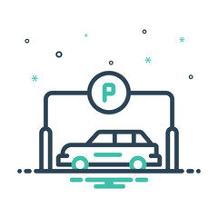 Mix icon for parking