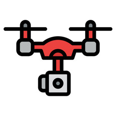 drone record video travel icon