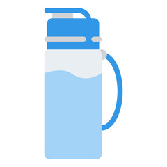 glass water trip travel icon