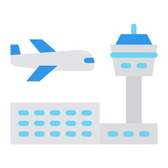 airplane flight take off transport icon