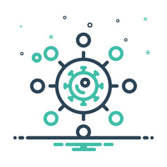 Fototapeta premium Mix icon for spread