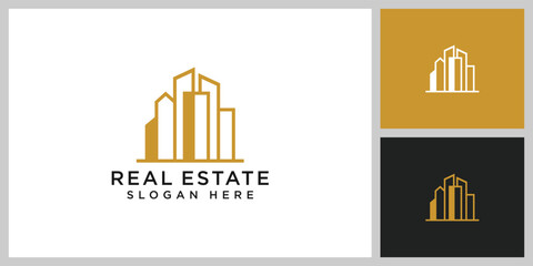 Building logo vector design template