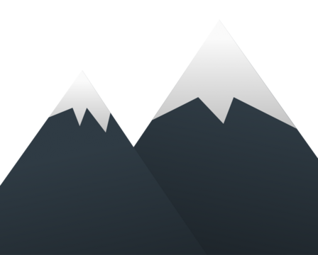 Illustration graphic of Triangle Ice Mountains. Perfect for banner, social media, etc.