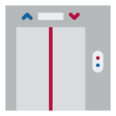 elevator lift door up down icon