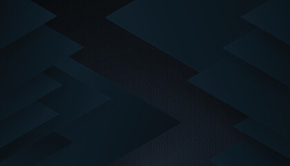 Abstract Hexagon Background with Dark Blue Overlap S