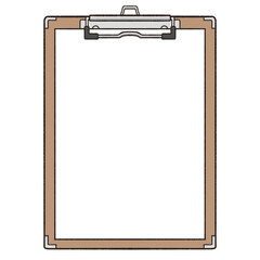 Fototapeta premium 用紙の部分が透過した正面からのバインダーのイラスト