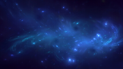3D rendering abstract multicolor technology fractal light background
