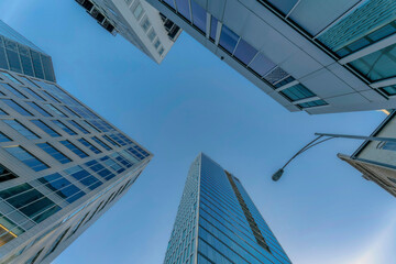 Austin Texas residential area with apartments exterior and street light pole