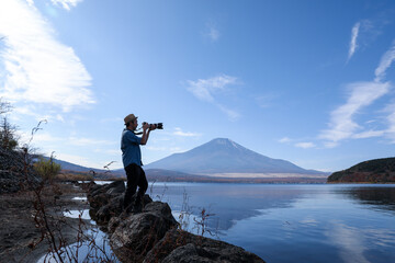 富士山とカメラ男子_9
