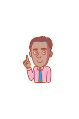 知りたい内容を解りやすく解説してくれる若い男性