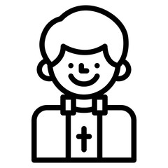 priest people religion christian icon