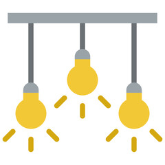 Naklejka premium light warm furniture household icon