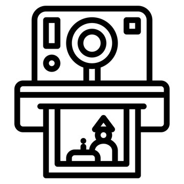 Polaroid Camera Picture Memory Icon