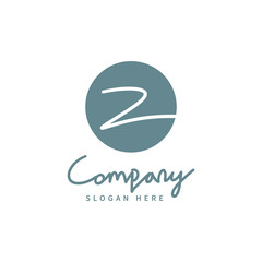 Branding identity corporate logo z design vector