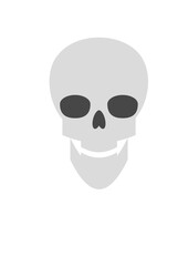 skull icon / transparent background