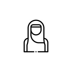 muslim woman icon