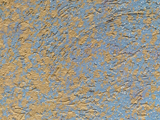 Texture of the wall - blue and yellow