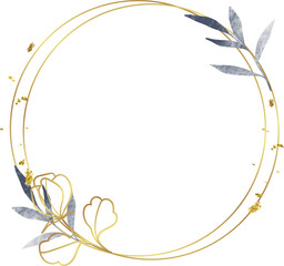 Watercolor Floral Frame