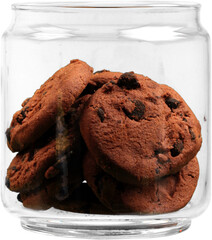 Open Jar with Cookies - Isolated