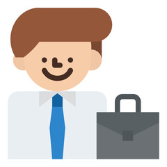 manager business occupation job profession icon