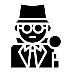 detective occupation job profession icon