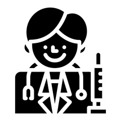 doctor occupation job profession icon