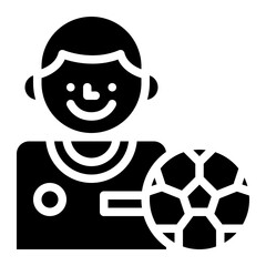 football player occupation job profession icon