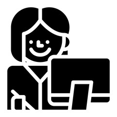 graphic designer occupation job profession icon