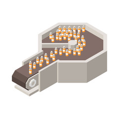 Pharmaceutical Conveyor Isometric Composition