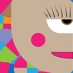 illustration of a face