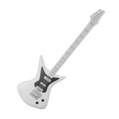 Obraz premium Electric Guitar 3D Icon