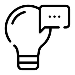 idea line icon