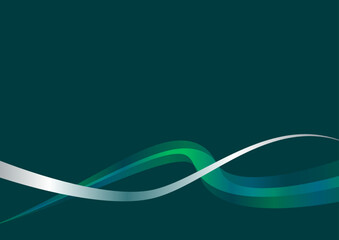 ビジネス用ウェーブ背景。オーバレイで未来的なデザイン。