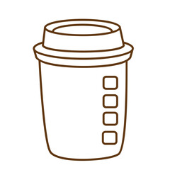 hot coffee hand drawn