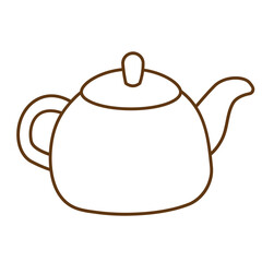 Obraz premium hot tea hand drawn