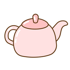 hot tea hand drawn