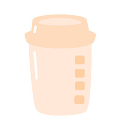 hot coffee hand drawn