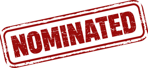 Nominated grunge rubber stamp