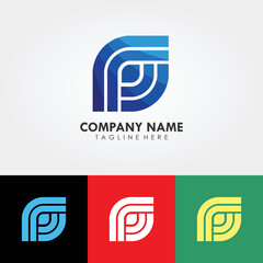 Abstract logo design, your company branding. Design template with eye symbol shape