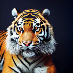 Fototapeta premium Portrait of tiger