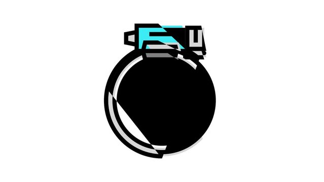 hose clamp color icon animation