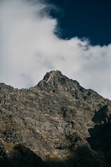 mountain range and layers of green hill mountain in Zakopane, Poland