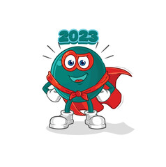 2023 heroes vector. cartoon character